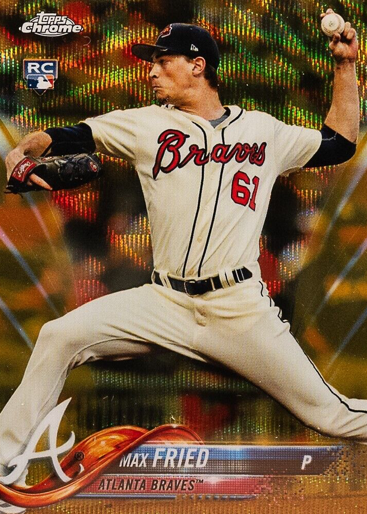 Max Fried 2018 Topps Chrome #66 Gold Wave Refractor /50 Price Guide -  Sports Card Investor