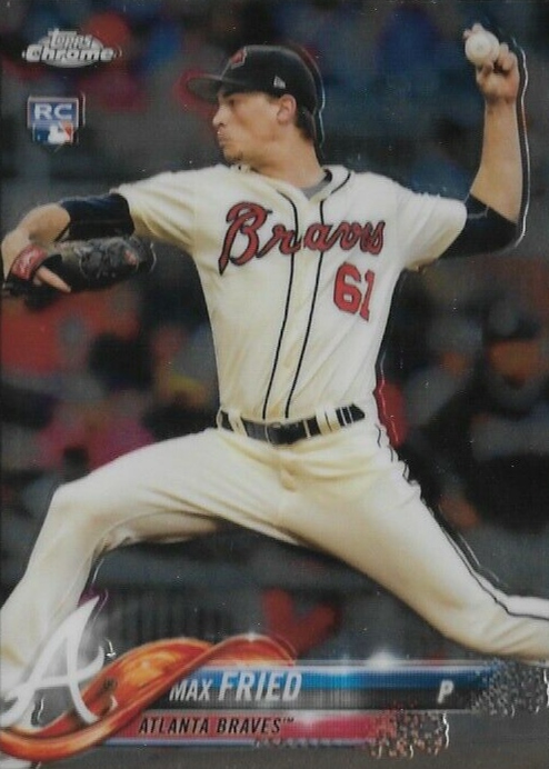 MAX FRIED RC 直筆 auto MLB 2018 Panini /49 Max Fried 2018 Topps Chrome #RA-MF Rookie Auto Price Guide