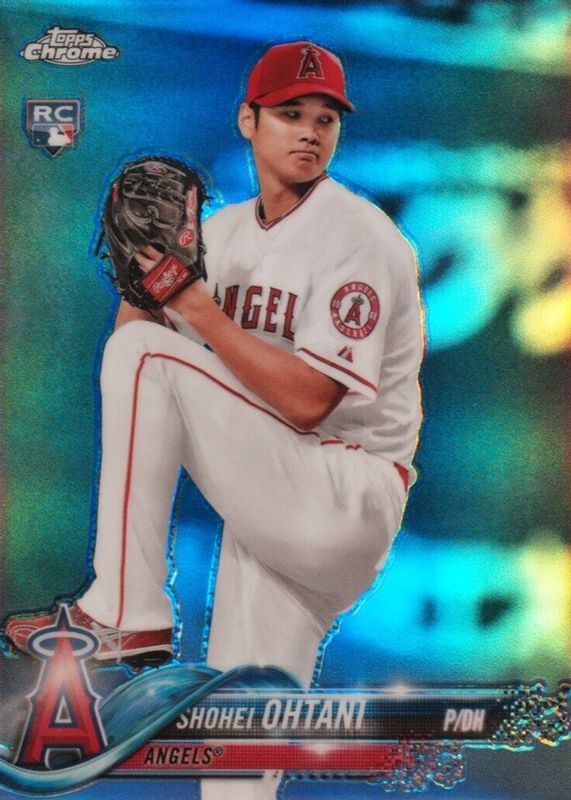 Shohei Ohtani 2018 Topps Chrome #150 Refractor (Pitching) Rookie BGS 9.5