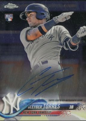 Gleyber Torres 2017 Bowman #CPA-GT Chrome Prospect Auto
