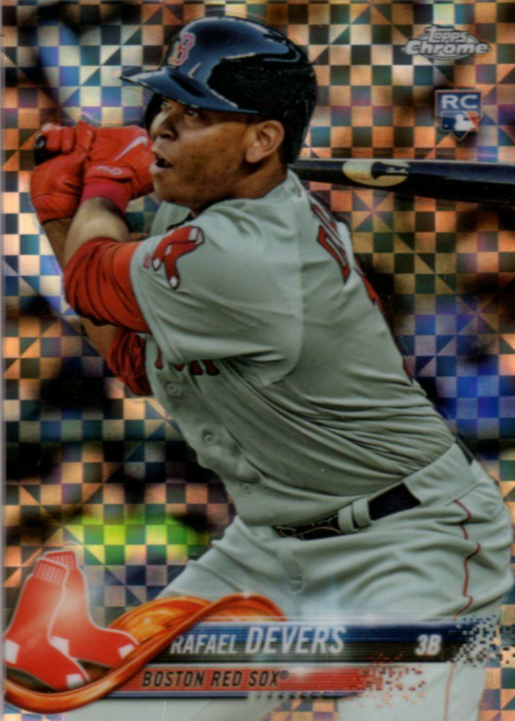 Rafael Devers 2018 Topps Chrome #25 X-Fractor Price Guide