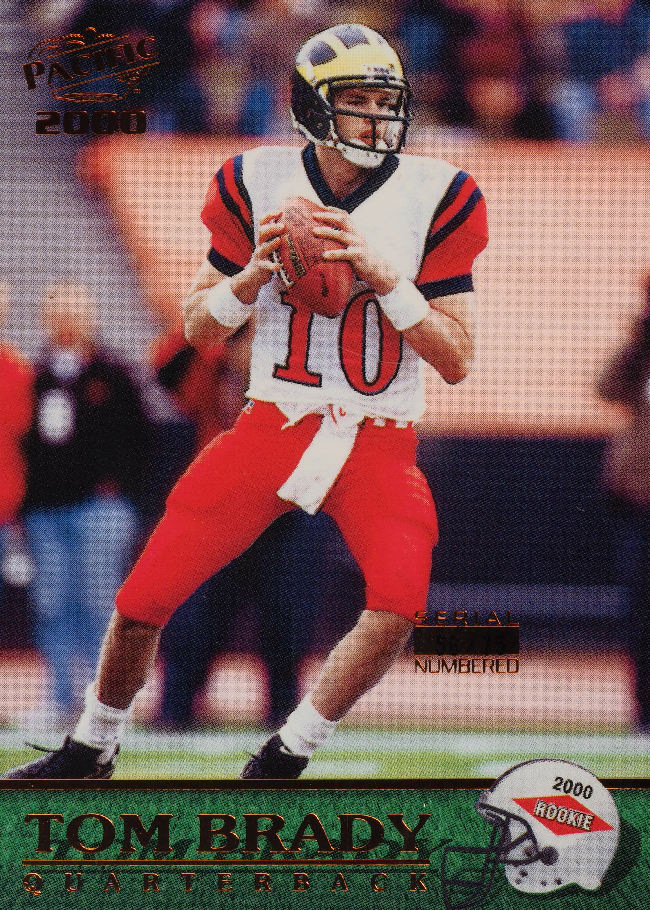 2000 pacific tom brady ルーキーカード　999枚限定 463_245_2980_403