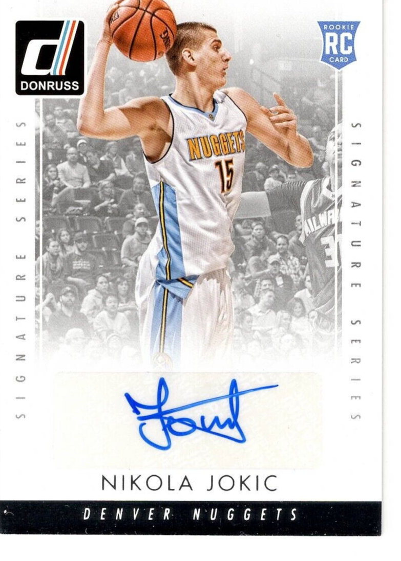 Nikola Jokic 2015 Donruss #SS-NJK Signature Series Price Guide 