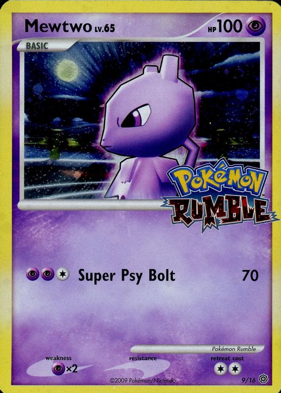 Mewtwo 2009 Rumble #9/16 Base SGC 9