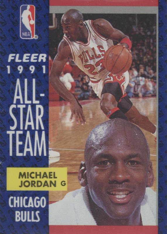 Michael Jordan 1991 Fleer #211 All-Star SGC 9