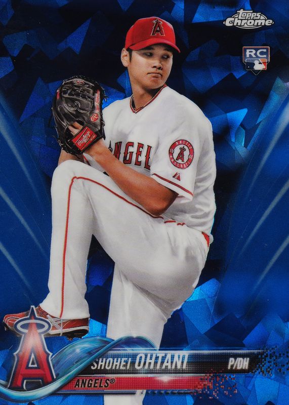 Shohei Ohtani 2018 Topps Chrome Sapphire Edition #700 Base Rookie SGC 9