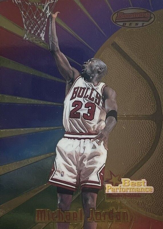 Michael Jordan 1997 Bowman's Best Best Performance #96 Price Guide