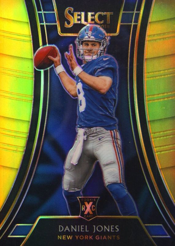 Daniel Jones 2018 Select #302 XRC Prizm - Gold /10 PSA 10