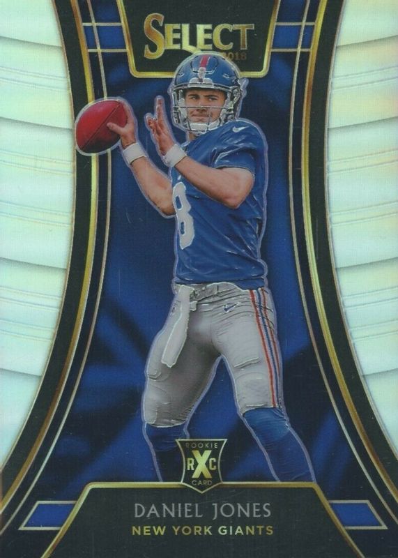 Daniel Jones 2018 Select #302 XRC Prizm Redemption RAW