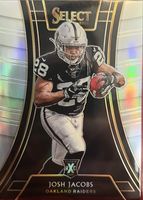 PANINI NFLカード SELECT PRIZM JOSH JACOBS OAKLAND RAIDERS 25/25 #81 送料無料 中古 IT1 Josh Jacobs 2022 Select #SEN-12 Sensations - Zebra /(SSP