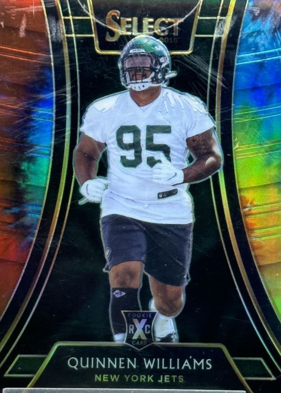 Quinnen Williams 2018 Select #319 XRC Prizm - Tie-Dye /25 RAW