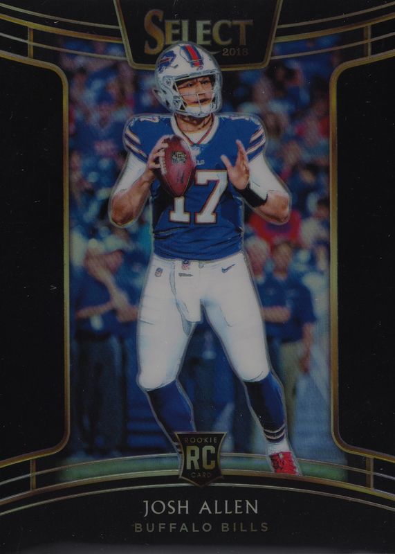 Josh Allen 2018 Select #24 Concourse Black /1 Rookie PSA 8