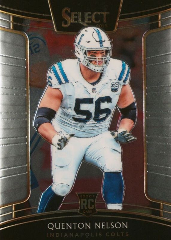 Quenton Nelson 2018 Select #2 Concourse Rookie PSA 10