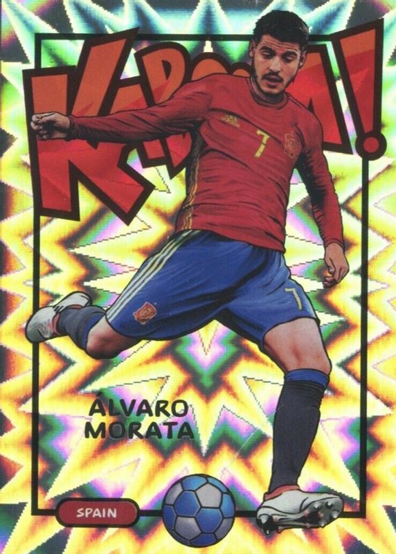 Alvaro Morata 2017 Select #6 Kaboom! RAW