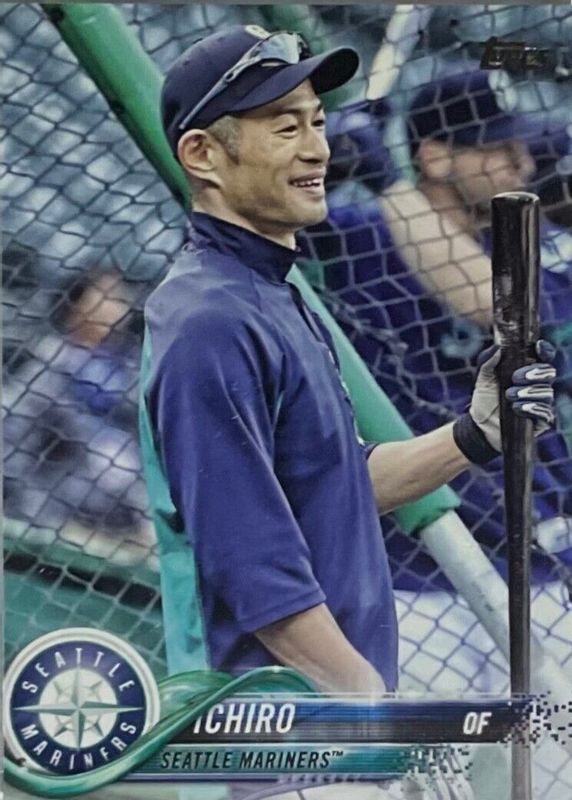 Ichiro Suzuki 2018 Topps Update #US100 SP Variation (At Batting Cage) PSA 10