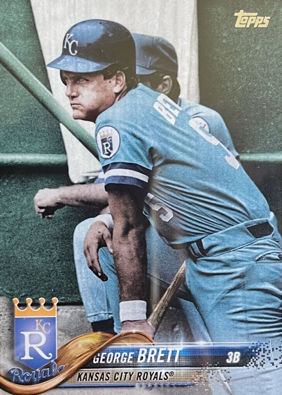 George Brett 2018 Topps Update #US76 SP Variation RAW