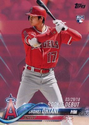 2018 Topps Update #US285 Rookie Debut - Mother's Day Hot Pink /50