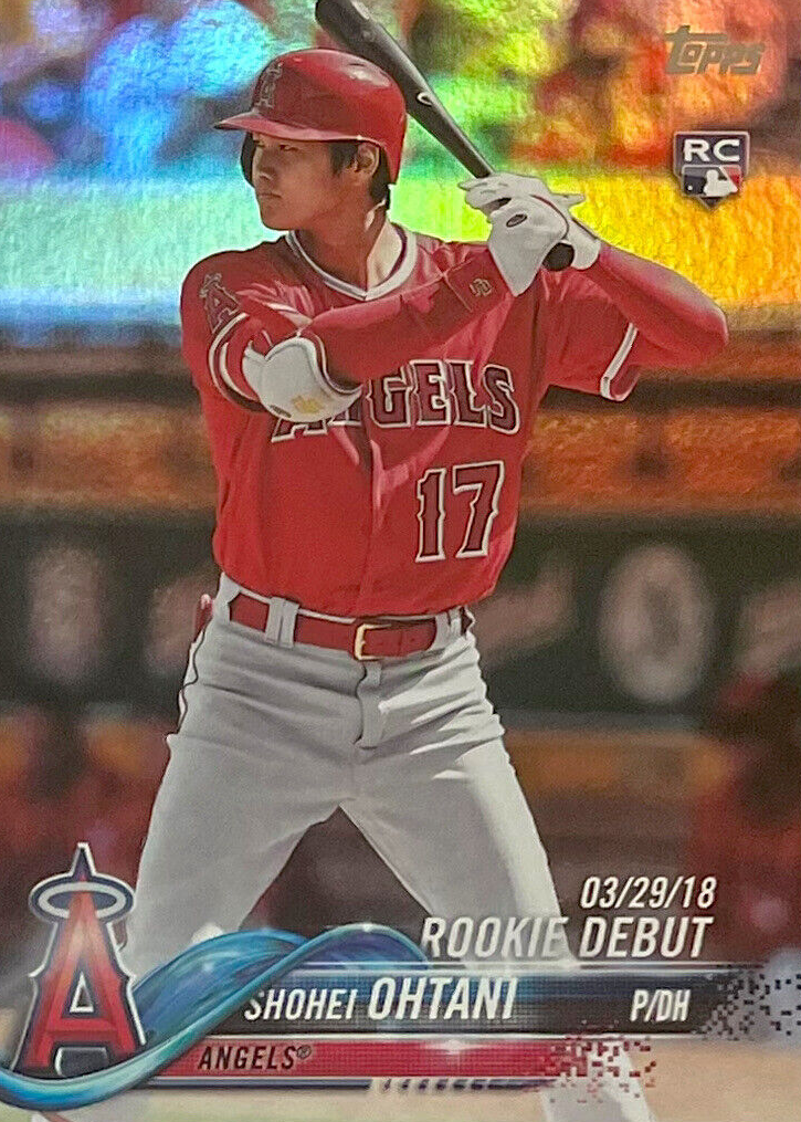 Shohei Ohtani 2018 Topps Update #US285 Rookie Debut 