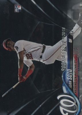 2018 Topps Update #US104 Rookie Debut - Black /67
