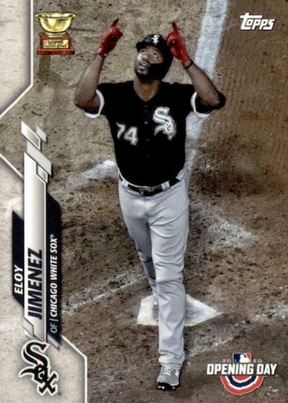 Eloy Jimenez 2020 Topps Opening Day #138 SP Variation (Pointing Up) RAW