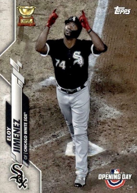 Eloy Jimenez 2020 Topps Opening Day #138 SP Variation (Pointing Up) PSA 10