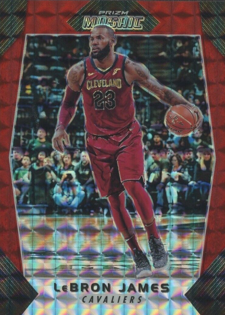 その他 2016-17 prizm mosaic Lebron James red LeBron James 2017 Prizm Mosaic #80 Red Price Guide - Sports Card