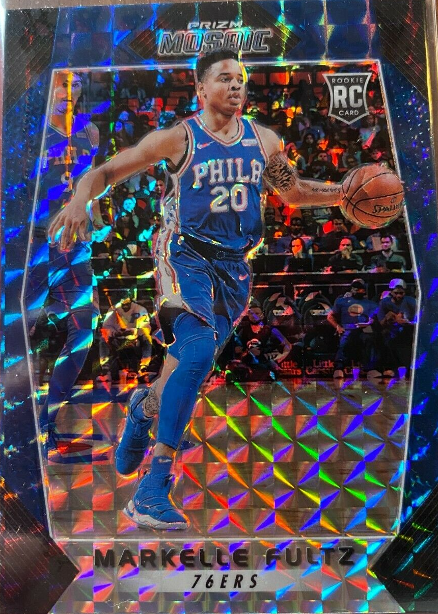 Markelle Fultz 2017 Prizm Mosaic #88 Blue Price Guide