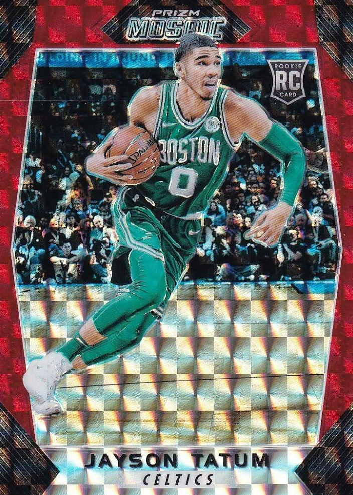 Jayson Tatum 2017 Prizm Mosaic #20 Red Price Guide - Sports Card