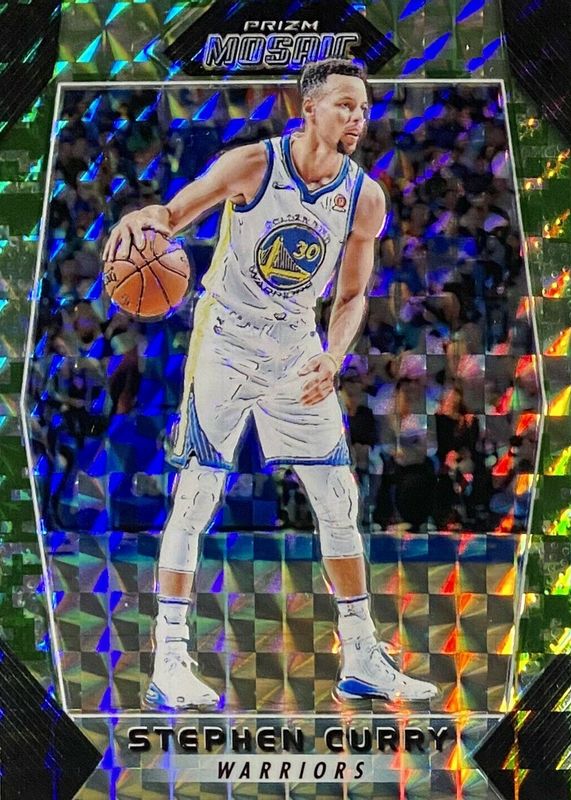 Stephen Curry 2017 Prizm Mosaic #92 Camo /25 SGC 10