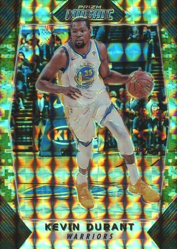 Kevin Durant 2017 Prizm Mosaic #34 Camo /25 PSA 10