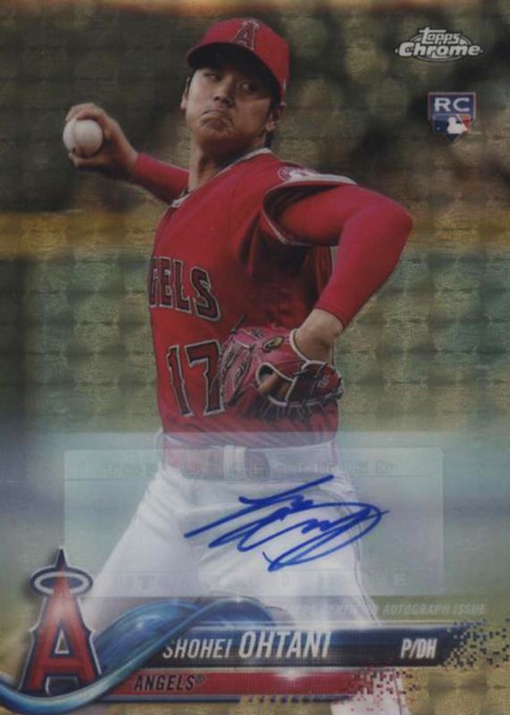 Shohei Ohtani 2018 Topps Chrome Update #HMT1 Autographs - Superfractor /1 Rookie BGS 8