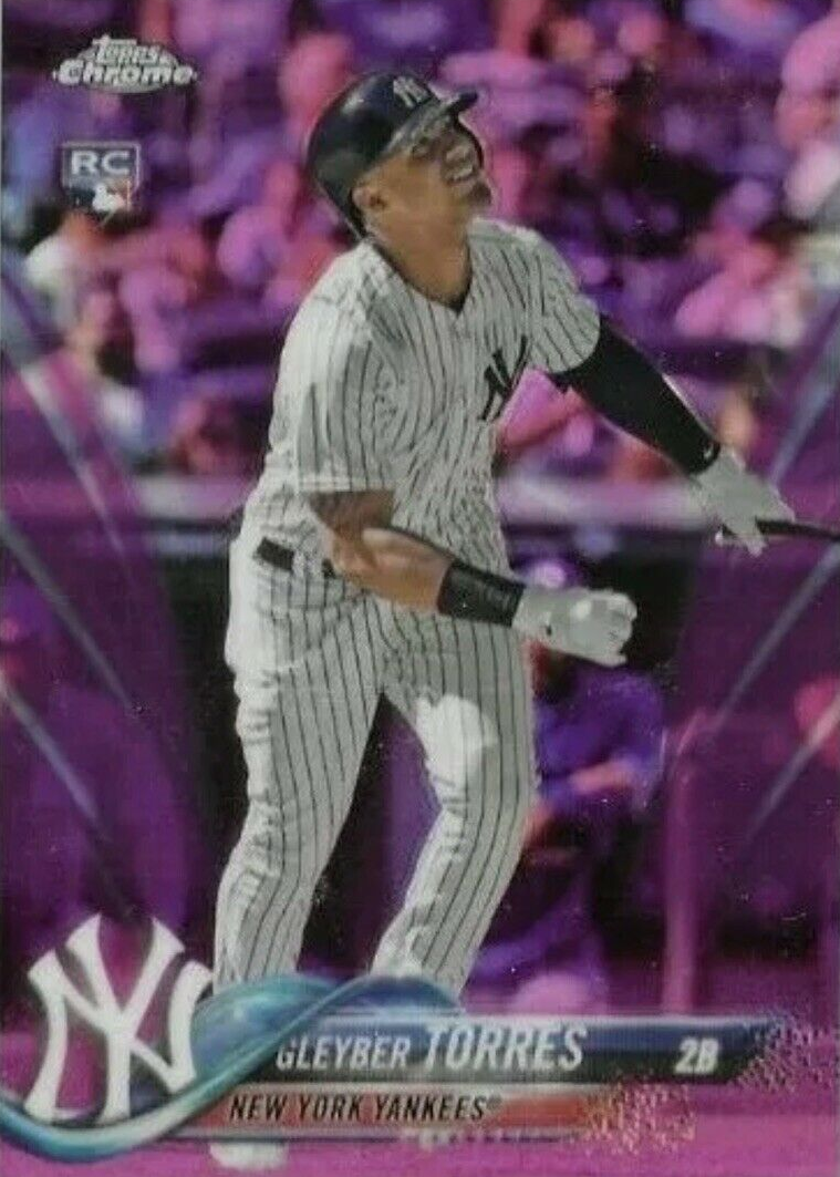 Gleyber Torres 2018 Topps Chrome Update #HMT9 Pink Refractor