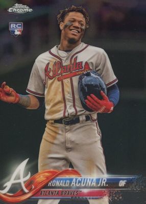  2023 Topps National Wrapper Redemption Bowman Chrome Refractor  #MLB-4 RONALD ACUNA JR. Atlanta Braves Trading Card : Collectibles & Fine  Art