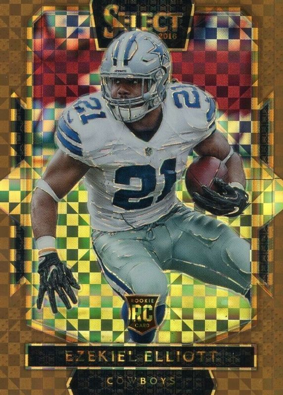 Ezekiel Elliott 2016 Select #277 Field Level Copper /49 Rookie SGC 9