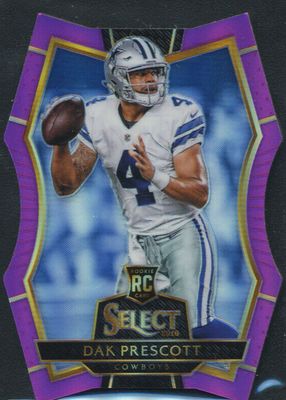 2016 Select #185 Premier Level Purple Die-Cut /75