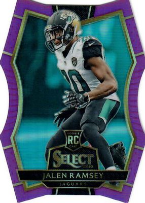 2016 Select #189 Premier Level Purple Die-Cut /75