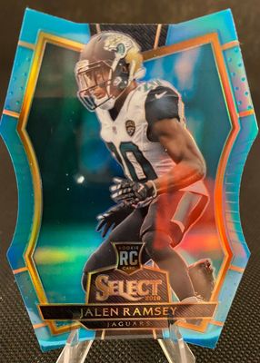 2016 Select #189 Premier Level Light Blue Die-Cut /125