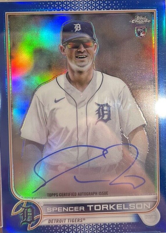 2022 Topps Chrome #RA-ST Rookie Auto - Blue Refractor /150