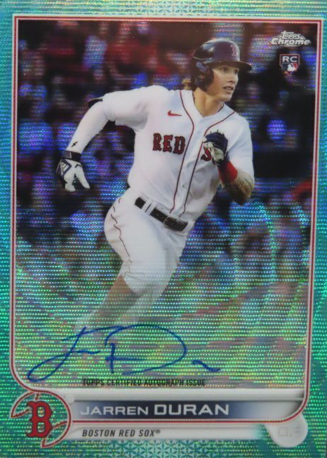 大谷翔平2022 Bowman Chrome Aqua Ray Wave 2022 Bowman Chrome Shohei Ohtani Aqua Ray Wave Refractor #'d