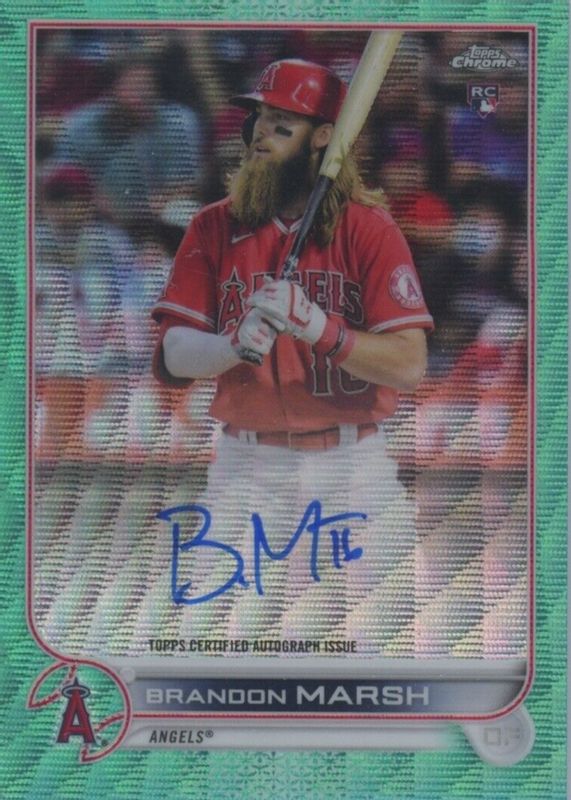 2022 Topps Chrome #RA-BM Rookie Auto - Aqua Wave Refractor /199