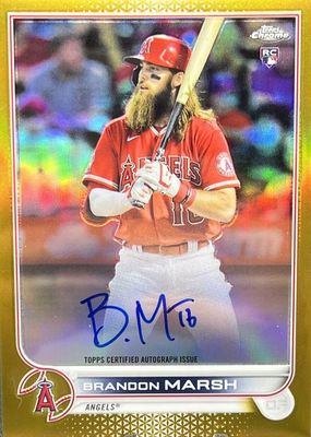 2022 Topps Chrome #RA-BM Rookie Auto - Gold Refractor /50