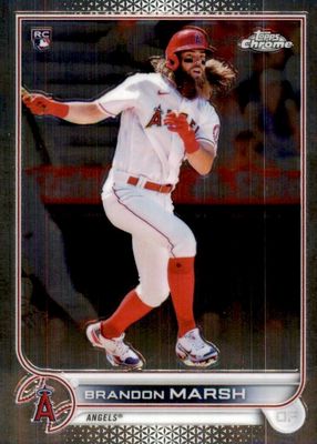 Brandon Marsh 2018 Bowman Chrome #BCPA-BM Prospect Auto