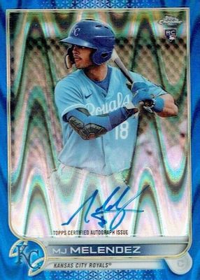 2022 Topps Chrome #RA-MJM Rookie Auto - Blue RayWave Refractor /150