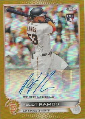 Heliot Ramos 2022 Topps Update #US17 Rookie Debut Price Guide  