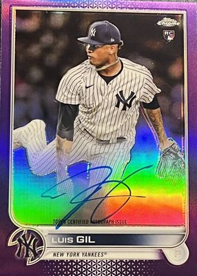 2022 Topps Chrome #RA-LG Rookie Auto - Purple Refractor /250