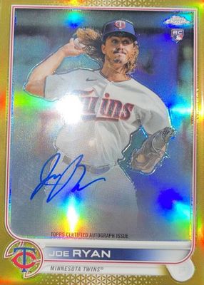 2022 Topps Chrome #RA-JR Rookie Auto - Gold Refractor /50