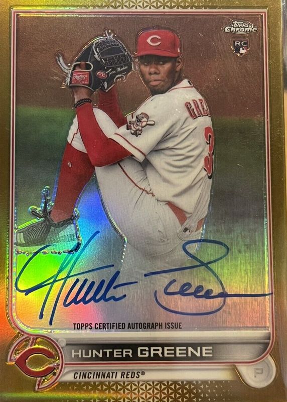 2022 Topps Chrome #RA-HG Rookie Auto - Gold Refractor /50