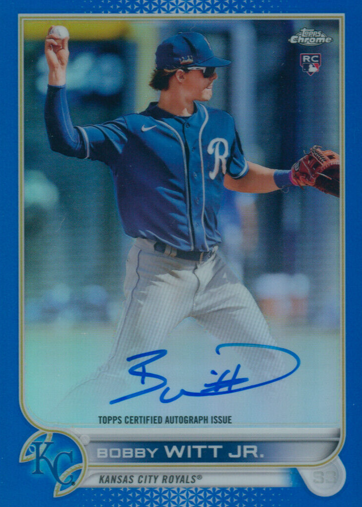 公式の bobby 2020 witt Witt jr. topps Amazon.com: now Bobby auto ...