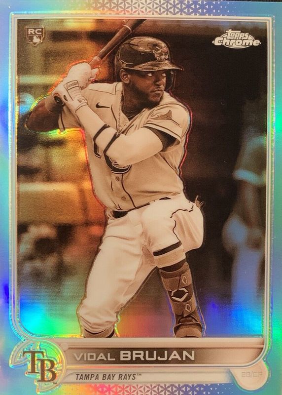 Vidal Brujan 2022 Topps Chrome #134 Sepia Refractor Rookie BGS 9.5