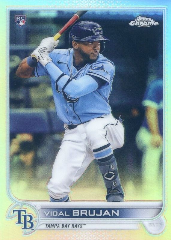 Vidal Brujan 2022 Topps Chrome #134 Refractor Rookie SGC 10